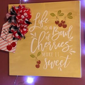 Life’s a bowl of cherries